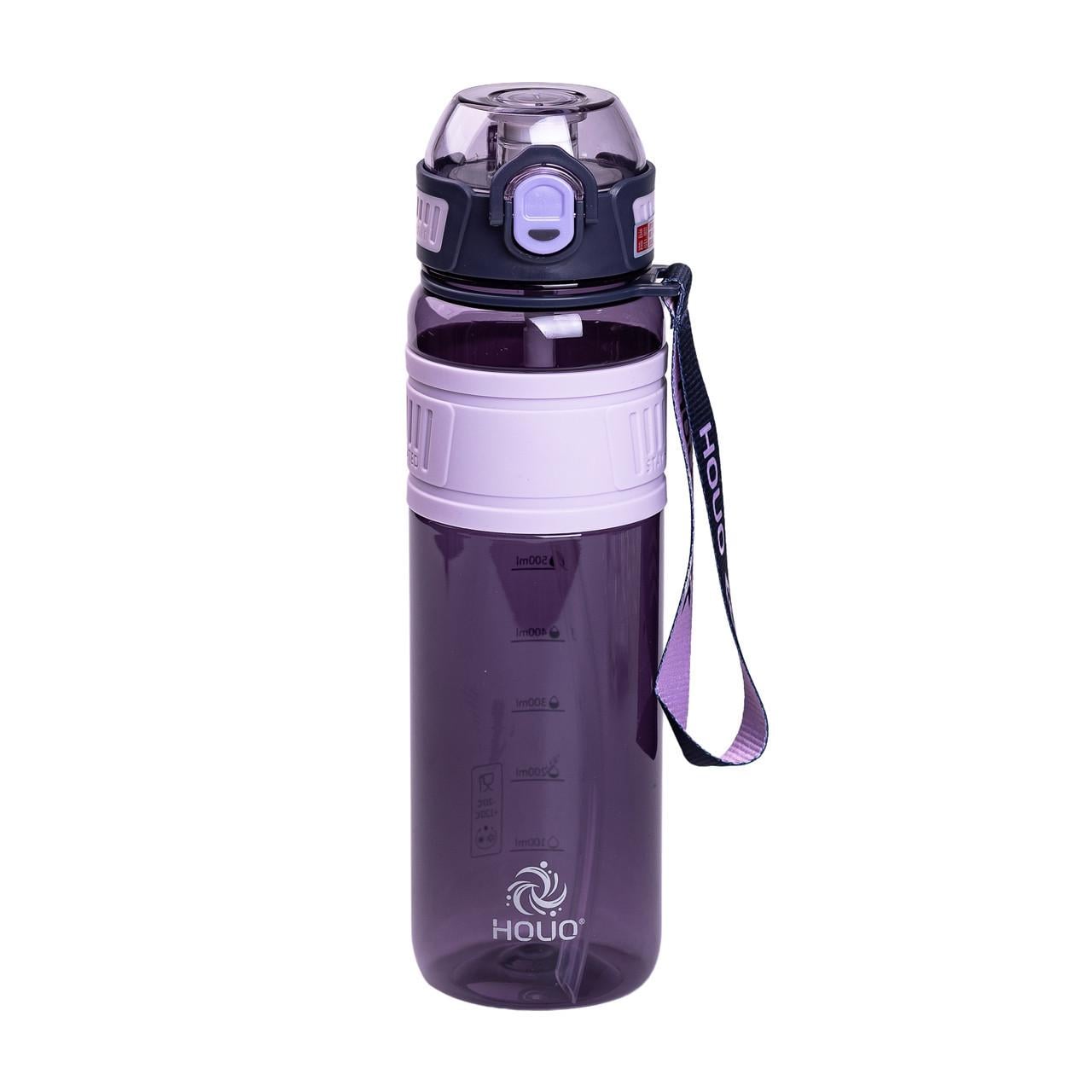 Бутылка для воды спортивная Houo HP-14-33V с флип-крышкой 1 л Фиолетовый (A-033309)