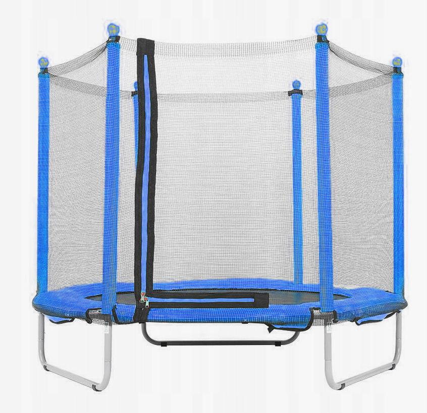 Батут Just Fun наружная сетка 152 см Blue