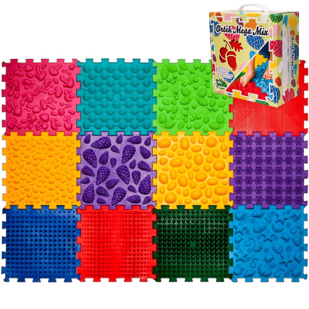 Массажный коврик Ortek Mega Mix 12 элементов (11024)