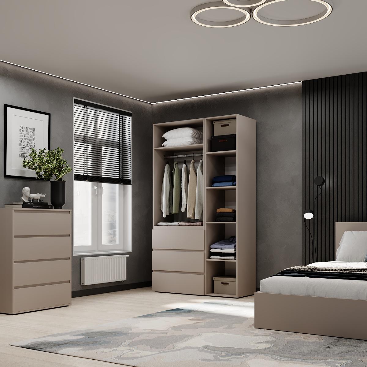 Шкаф распашной комбинированный ART IN HEAD №2 Light 1200x500x2200 мм Кашемир (GALTK0214000000) - фото 3 Шкаф распашной комбинированный ART IN HEAD №2 Light 1200x500x2200 мм Кашемир (GALTK0214000000) - фото 3