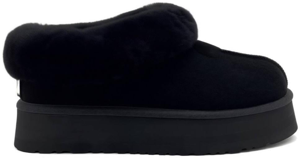 Уггі жіночі сліпони замшеві платформа UGG Platform Slipper Black Чорний (29027) Уггі жіночі сліпони замшеві платформа UGG Platform Slipper Black Чорний (29027)