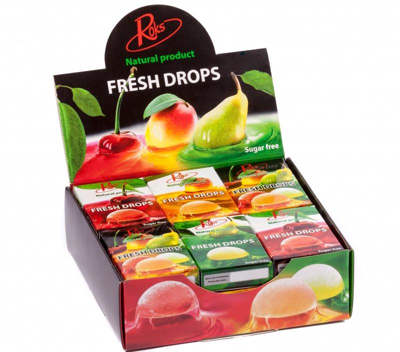Льодяники ROKS Карамель освіжаюча без цукру 30 г 18 шт. 540 г (720) Льодяники ROKS Карамель освіжаюча без цукру 30 г 18 шт. 540 г (720)