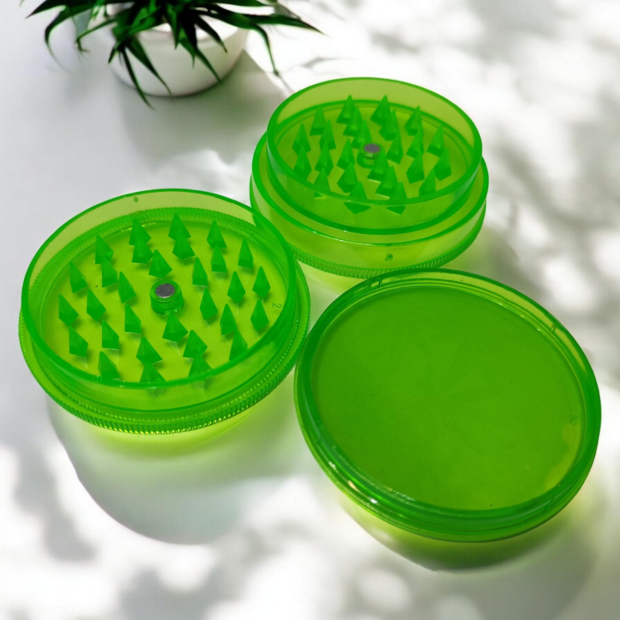 Гриндер для подрібнення тютюну Grinder Handmuller Rostaman Plastic Green - фото 2