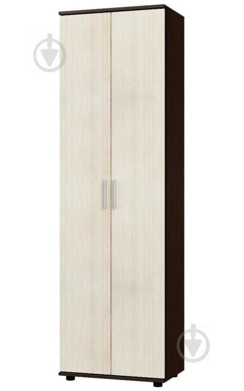 Шкаф распашной Эверест ШП-1 венге + дуб молочный  (EVR-2310)