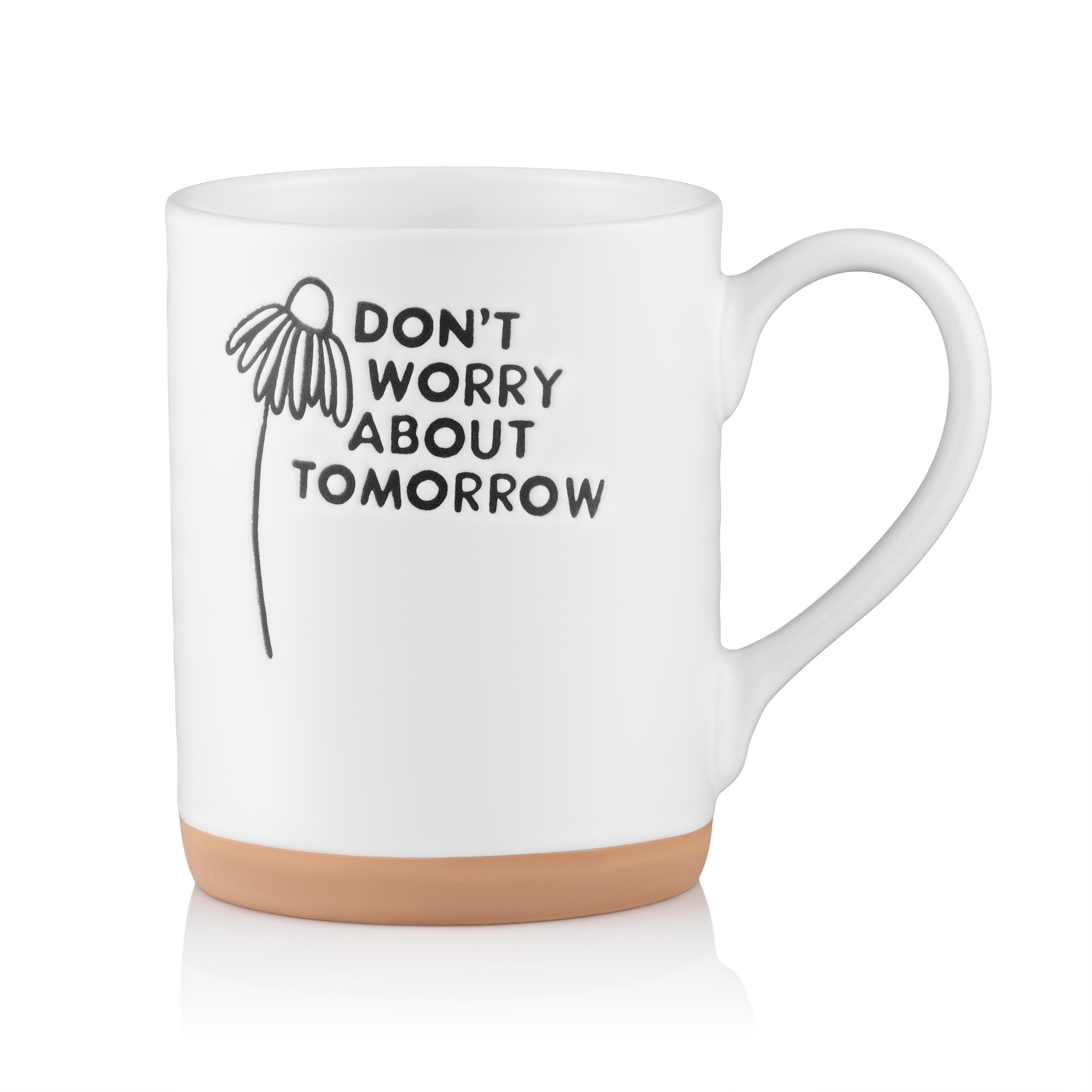 Чашка керамическая Ardesto Don't worry 535 мл Белый (AR3036)