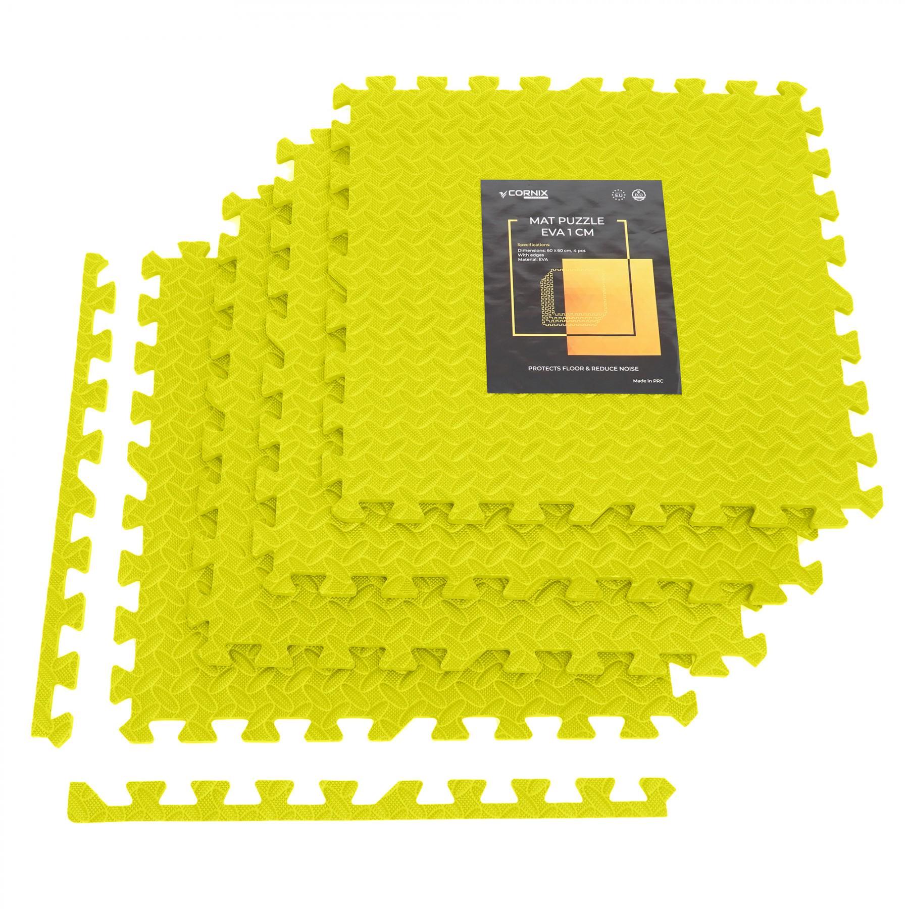 Мат-пазл Cornix Mat Puzzle EVA XR-0236 120x120x1 cм Yellow (41132)