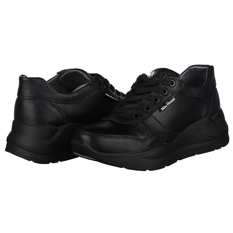 Кроссовки женские Nika Veroni 880 кожа р. 36 Черный (02964)