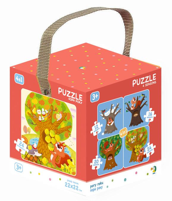 Набір пазлів дитячих DoDo Пори року 300125 4в1 (26112655)