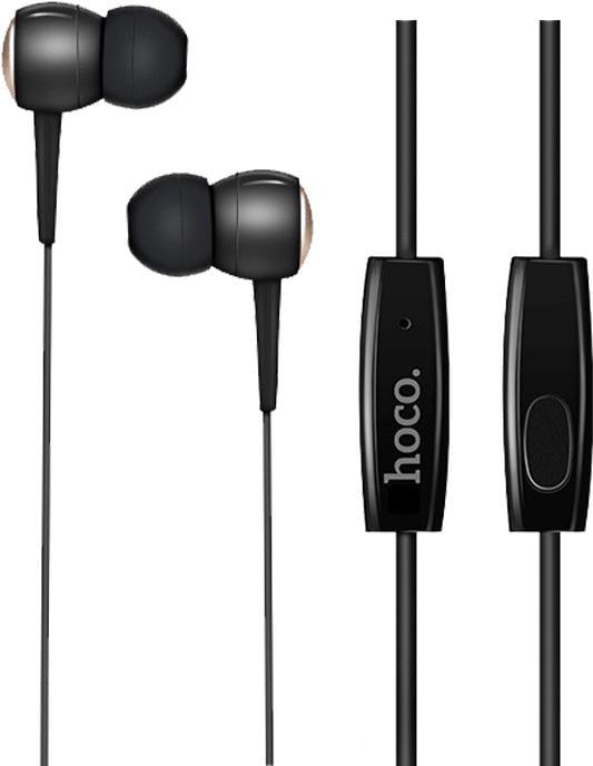 Наушники с гарнитурой Hoco M19 Drumbeat Black (06018-2B)