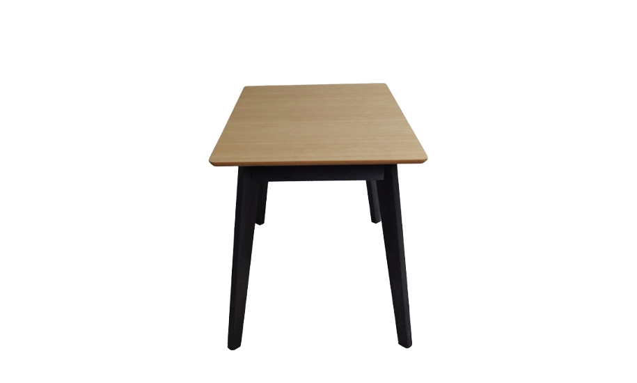 Стол раскладной Милан из массива дерева ножки черные 1100/1400x700x750 мм Дуб (2147484285) - фото 3