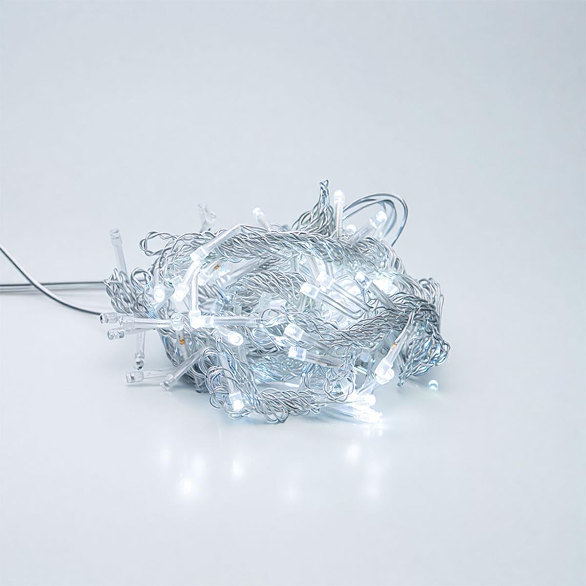 Гирлянда комнатная Штора ZWM2280LEDW 2х2 м 80 LED Белый/Белый (29912865)