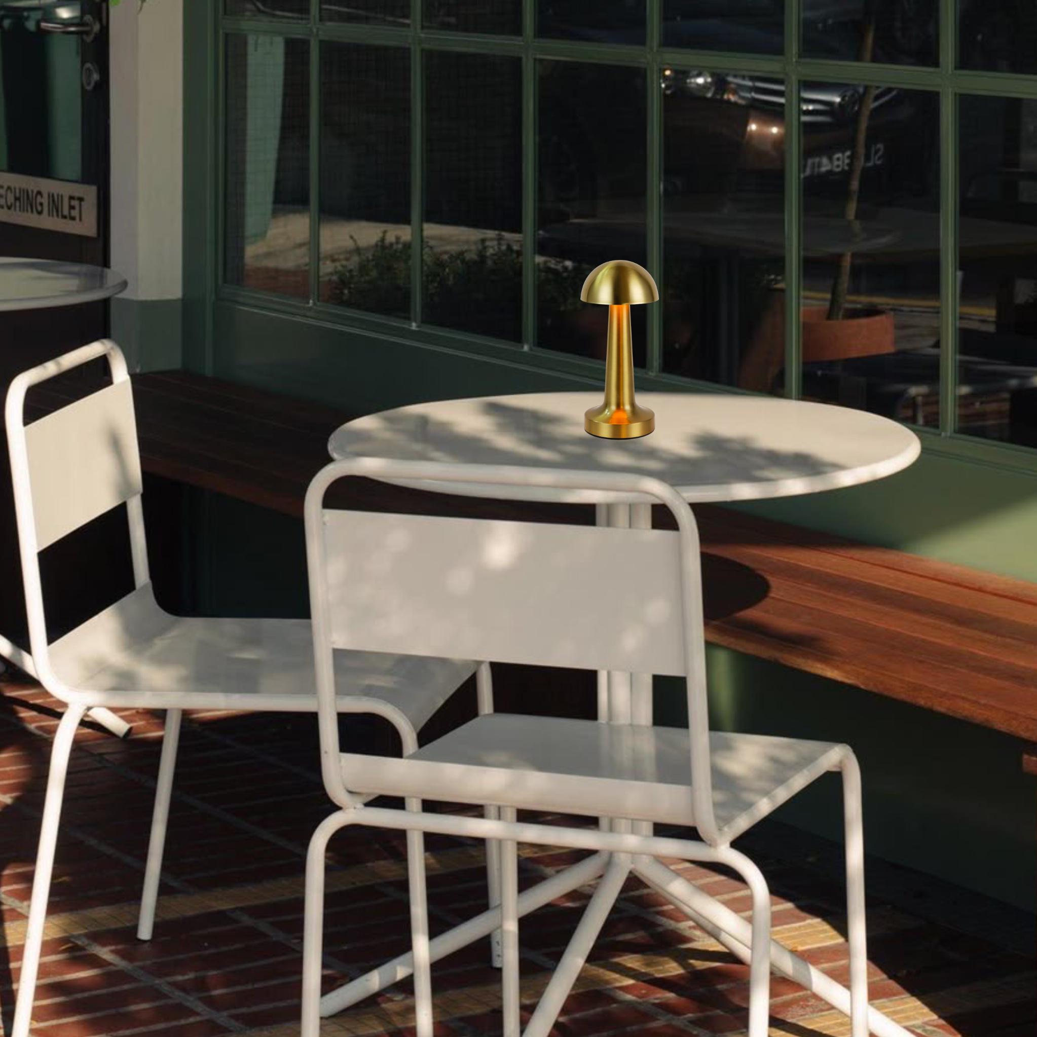 Настільна лампа Грибочок для бара/кафе/ресторана Бронзовий (795-LTA11 GOLD) - фото 2 Настільна лампа Грибочок для бара/кафе/ресторана Бронзовий (795-LTA11 GOLD) - фото 2