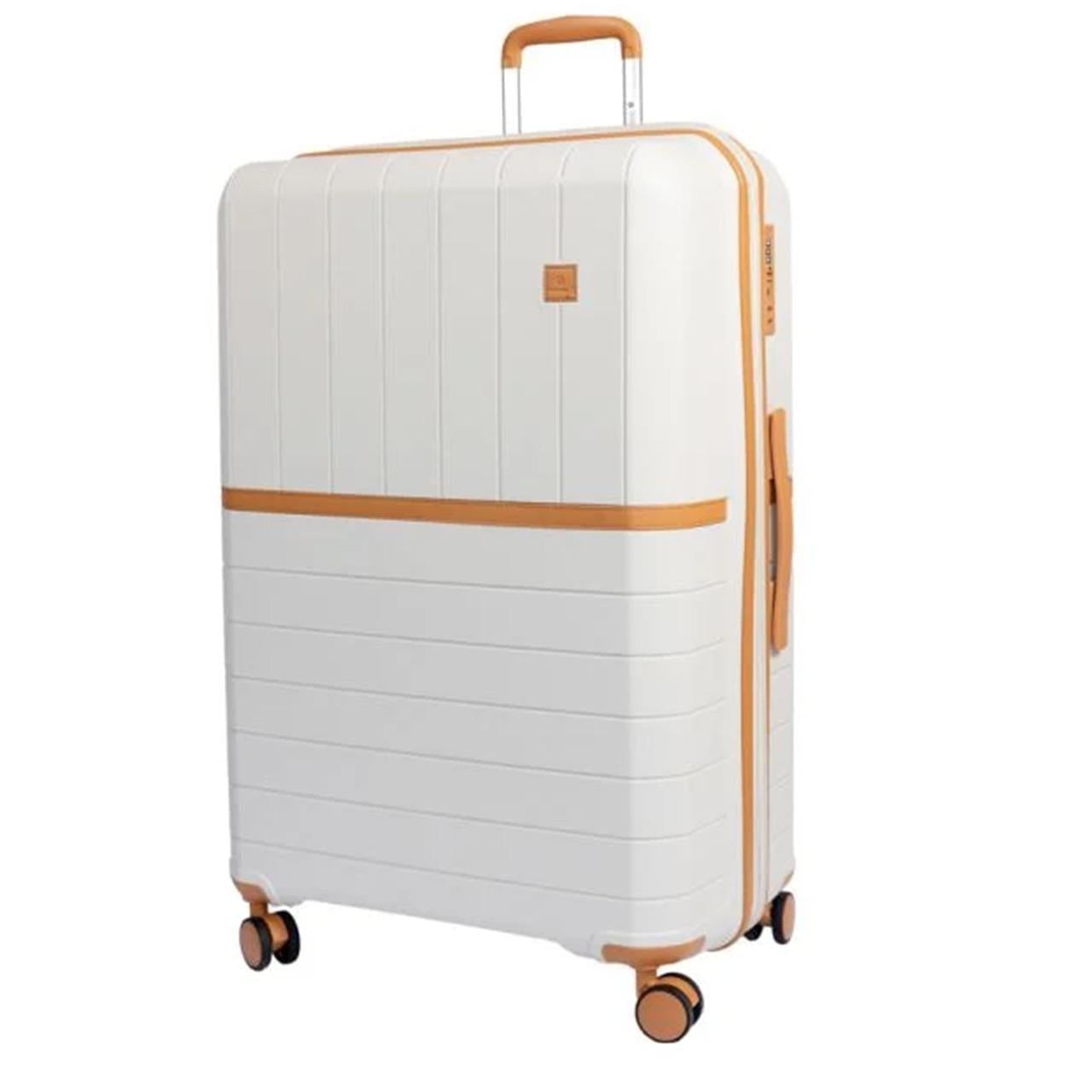 Чемодан Snowball 49403 большой Белый (49403-L-White)