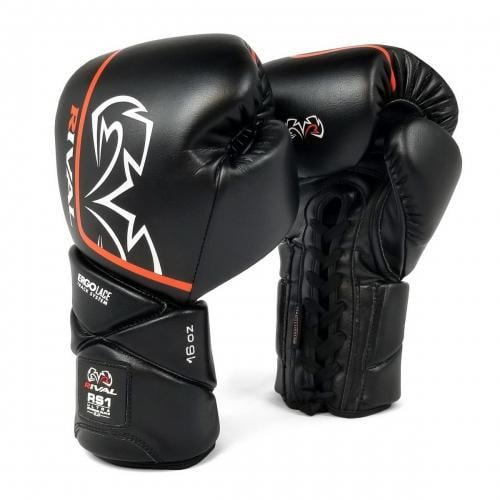 Боксерські рукавички Rival RS1 Ultra Sparring Gloves 2.0 18 oz Black/White - фото 2