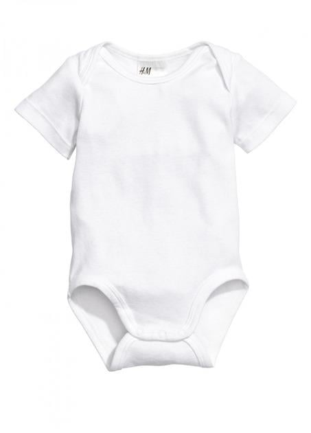 Боді H&M 50 см Білий (1194760)
