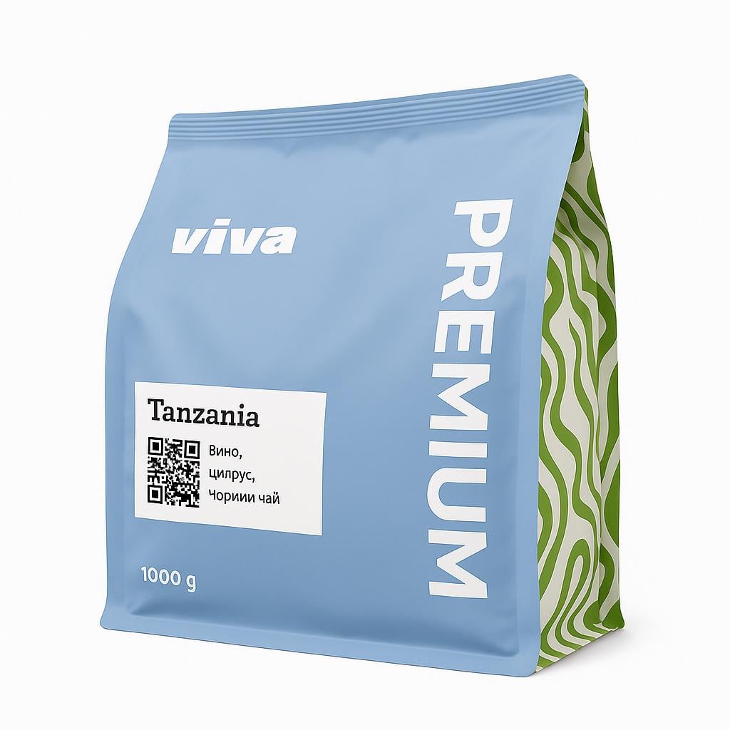 Кава зернова Viva Coffee Tanzania 1 кг (33549886)