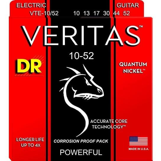 Струни DR Veritas VTE-10/52 Quantum Nickel Big n Heavy 10-52 (997)