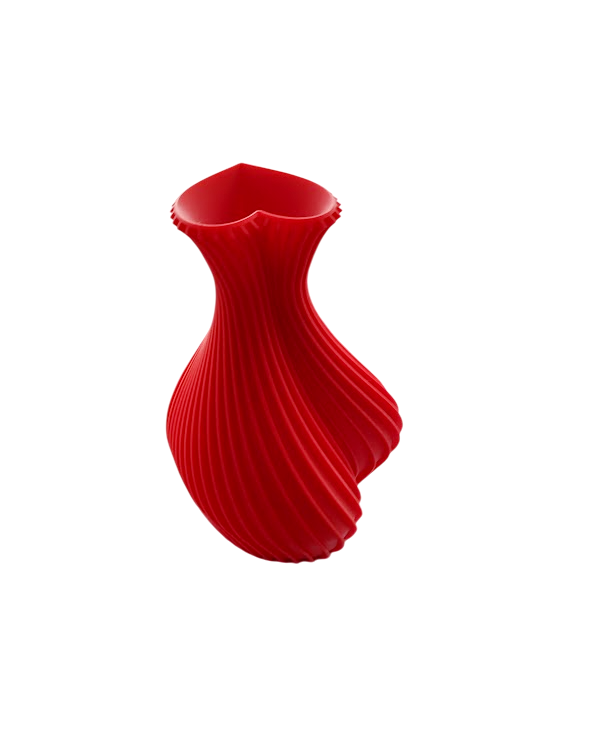 Ваза для квітів декоративна 18 см Червоний (827)
