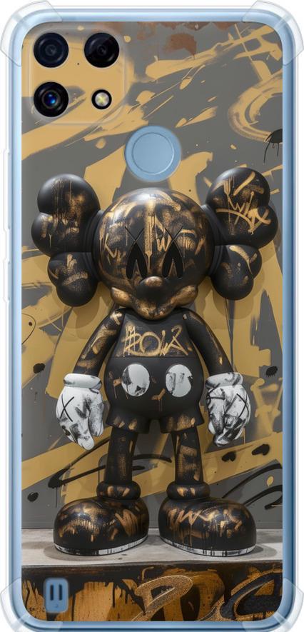 Чехол на Realme C21 Bronze kaws (6097sp-2321-42517) Чехол на Realme C21 Bronze kaws (6097sp-2321-42517)