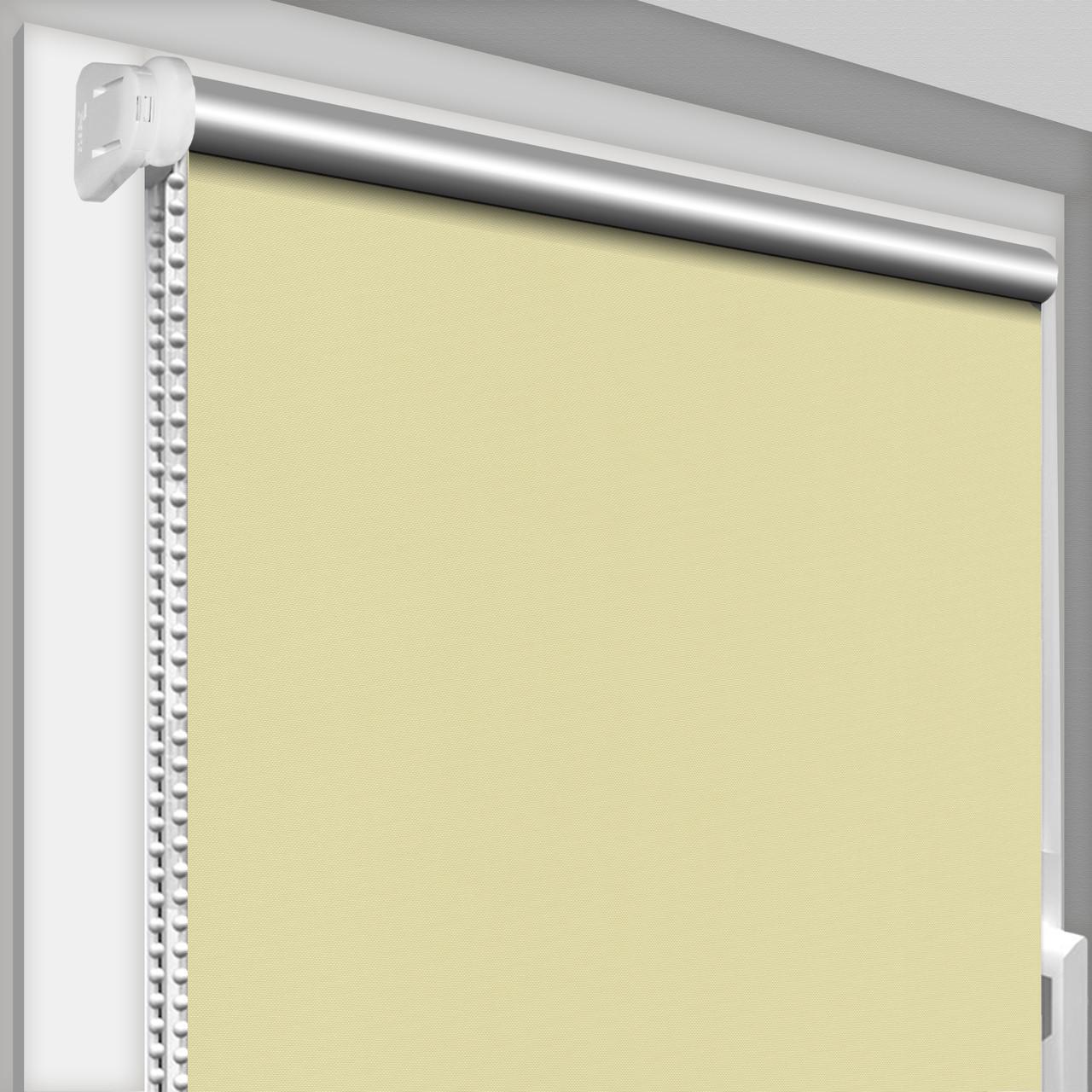 Рулонная штора DECO SHARM Блэкаут Сильвер Термо 057 открытого типа 525х1700 мм Шампань (BOSlv057-10)