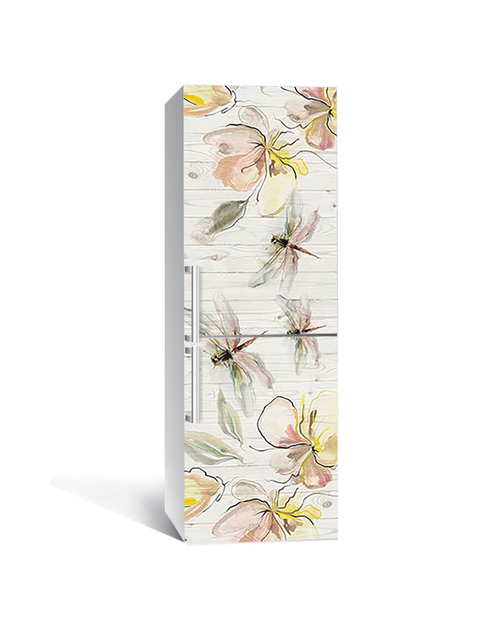 Наклейка 3D на холодильник Zatarga Белая стрекоза любви 650х2000 мм (1323453448) Наклейка 3D на холодильник Zatarga Белая стрекоза любви 650х2000 мм (1323453448)