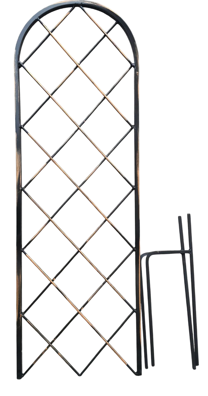 Пергола для цветов кованая из металла 1,2х0,4 м (25442131)