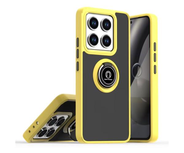 Чохол - накладка TPU Color Matte Ring для Xiaomi 14T Pro Жовтий