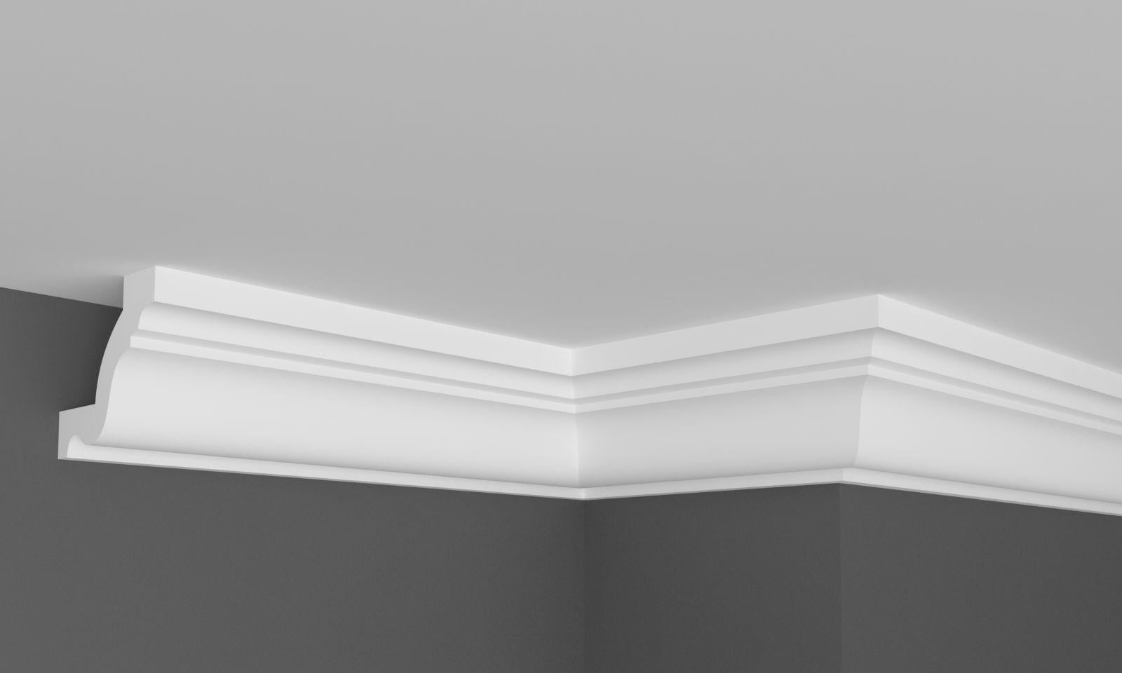 Карниз с гладким профилем Gaudi Decor P134 66x58 мм 2000 мм (12368493)
