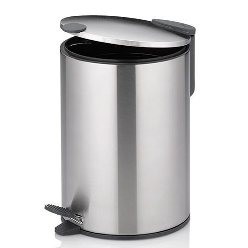 Ведро с педалью и крышкой Kela Mats 23615 металлическое 3 л Серебристый (42529) - фото 2 Ведро с педалью и крышкой Kela Mats 23615 металлическое 3 л Серебристый (42529) - фото 2