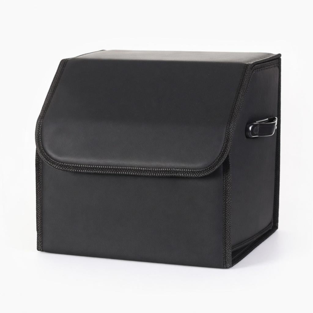Органайзер сложный в багажник авто эко кожа 31x30x30 см Черный (N-060)