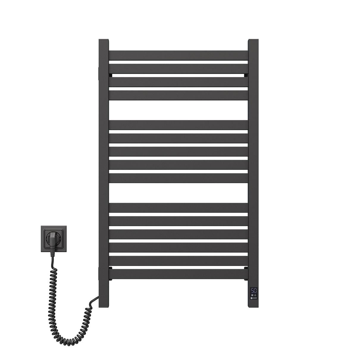 Полотенцесушитель электрический NAVIN Авангард X Sensor с WI-FI левосторонний 480х800 мм Черный муар (E12-272155-4880)