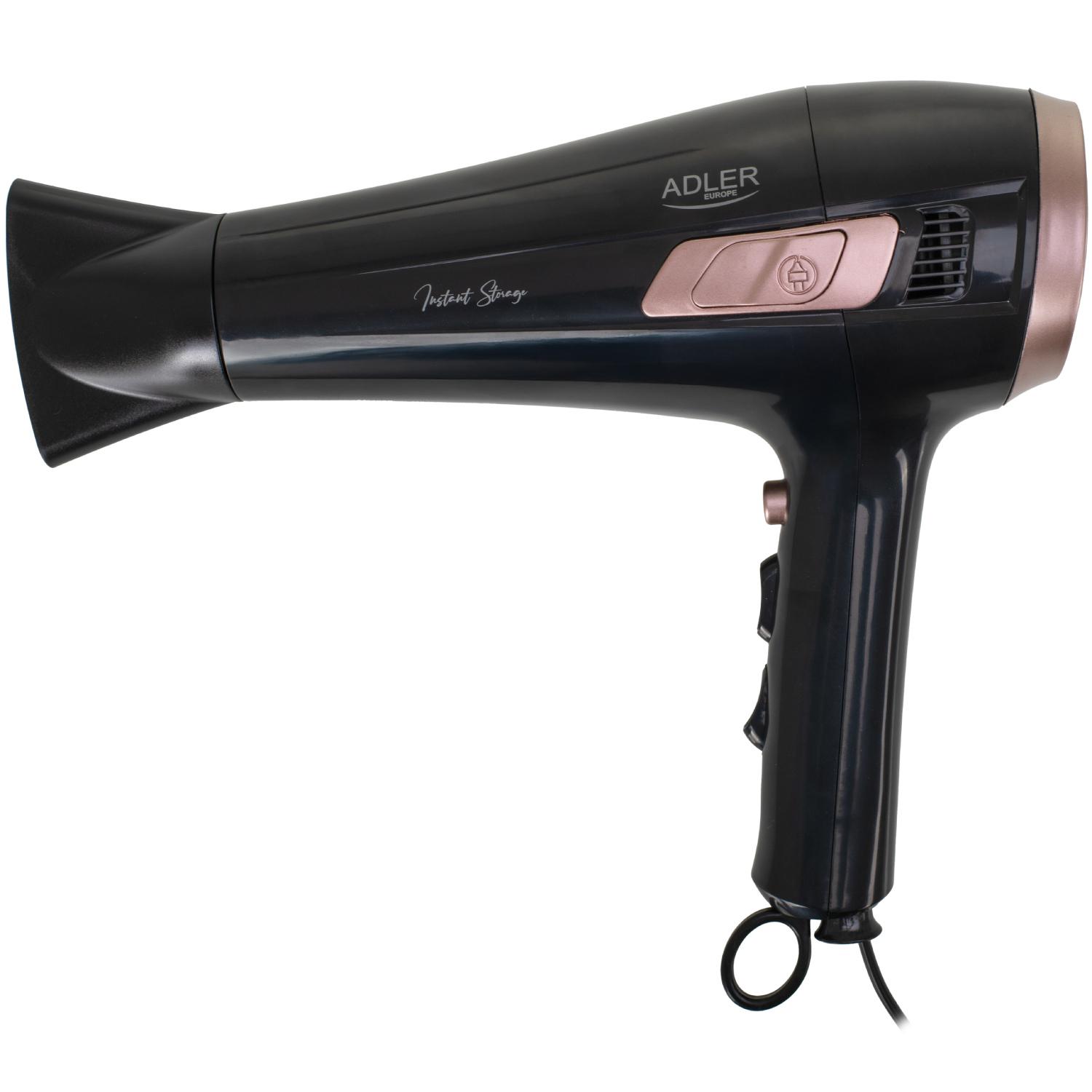 Фен для волос Adler AD 2283 2400W 2 скорости 3 температурных режима Black (AD2283B) Фен для волос Adler AD 2283 2400W 2 скорости 3 температурных режима Black (AD2283B)