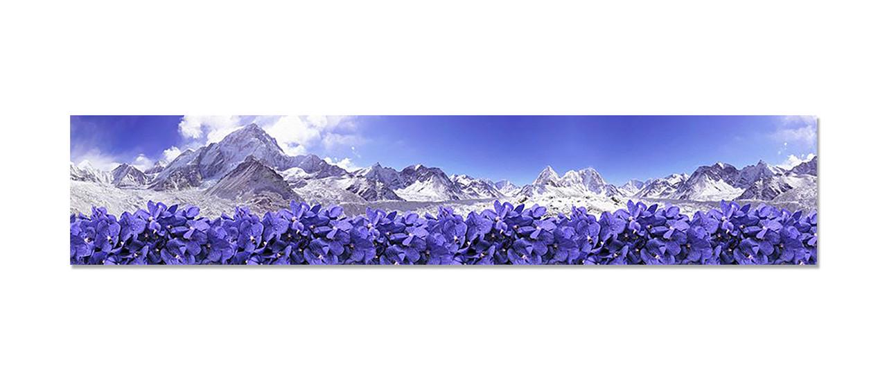 Наклейка виниловая на кухню Zatarga Фиалки/Горы 600х3000 мм (1283915189) Наклейка виниловая на кухню Zatarga Фиалки/Горы 600х3000 мм (1283915189)