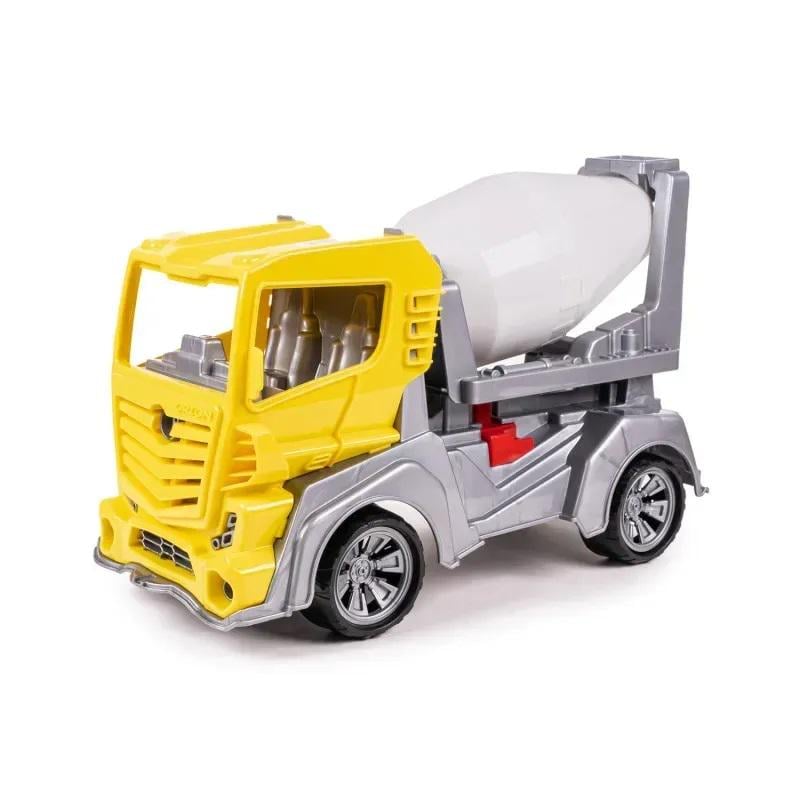 Іграшкова машинка Orion Бетонозмішувач з пластику 45,5х21х28 см Жовто-сірий (150-98-OR049)