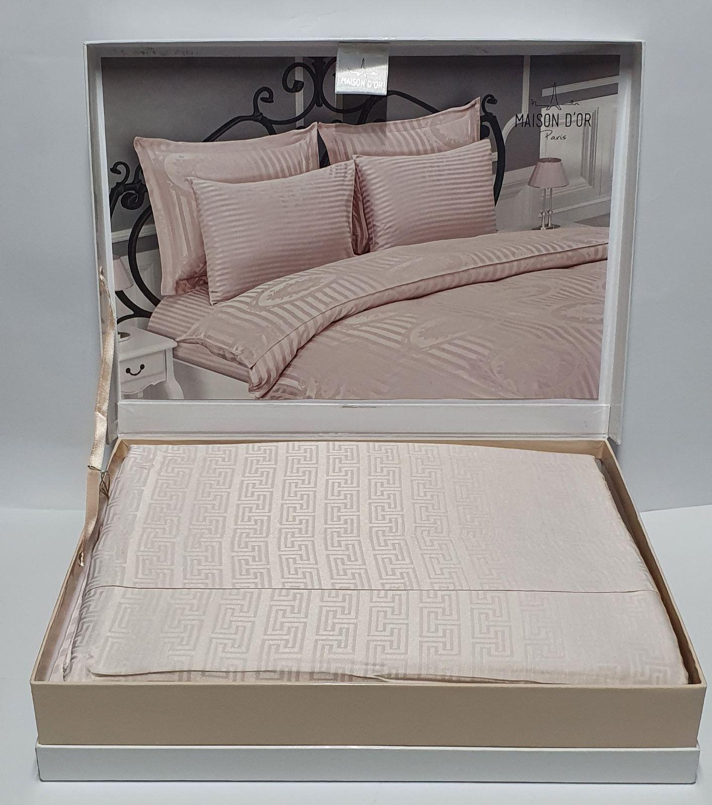 Комплект постільної білизни Maison D'or 200х220 Veresace Pembe (CN6159)