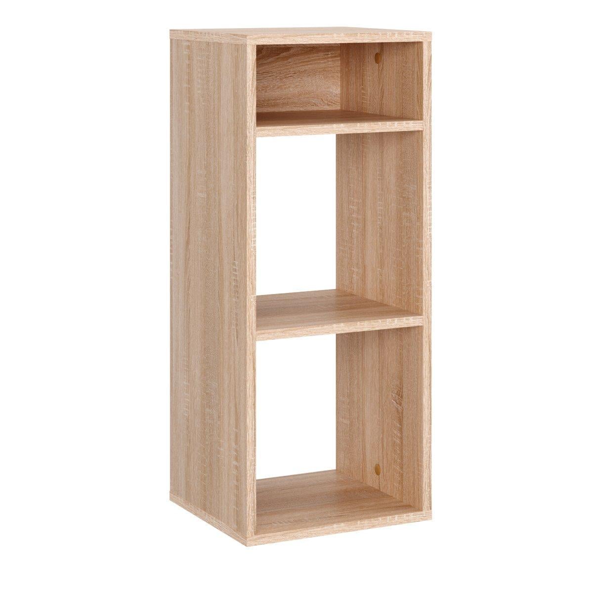 Стеллаж книжный Компанит КШ-27 33,8х30,7х80,4 см Дуб сонома (24878725)