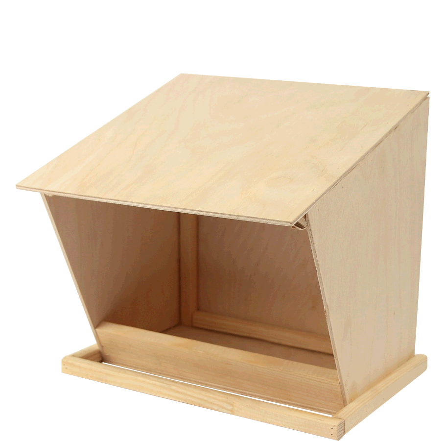 Кормушка для птиц Rosa Talent 6 фанера сосна 22,5х20,5х20,5 см (4823098519300)