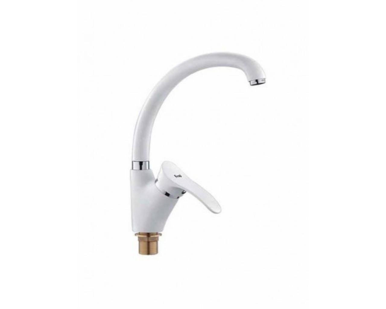 Змішувач для кухні Frap F4101-12 1034133 одноважільний Білий (102373) Змішувач для кухні Frap F4101-12 1034133 одноважільний Білий (102373)