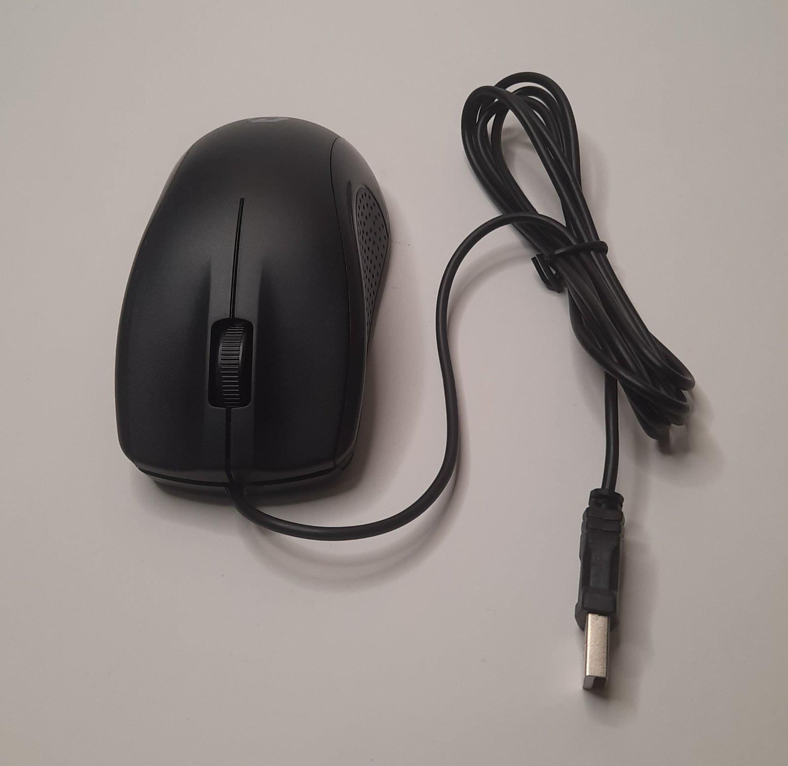 Миша комп'ютерна провідна USB M176 Чорний - фото 2 Миша комп'ютерна провідна USB M176 Чорний - фото 2