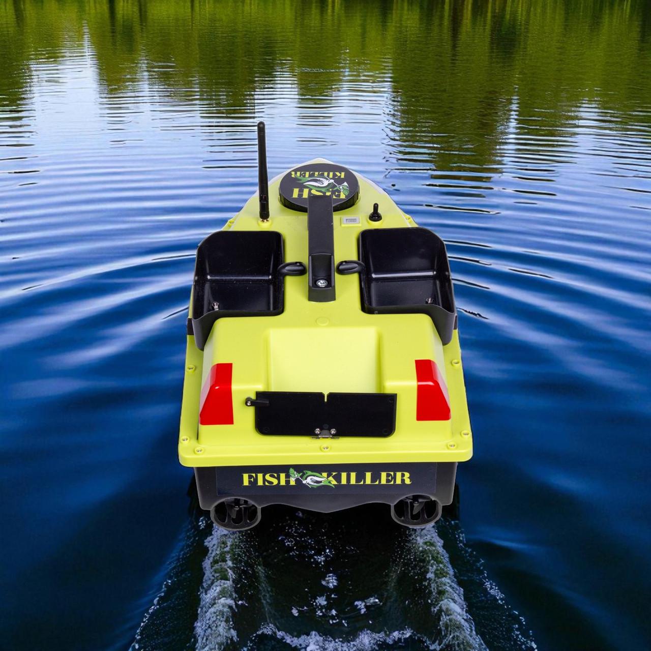 Човник для риболовлі Fish Killer Pirate з GPS 99 позицією 3 бункери до 2 кг до 600 м (2667664523) - фото 7 Човник для риболовлі Fish Killer Pirate з GPS 99 позицією 3 бункери до 2 кг до 600 м (2667664523) - фото 7