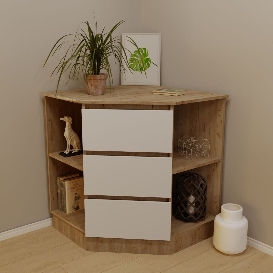 Комод Тиса Мебель 343 Дуб Тахо (9004056) Комод Тиса Мебель 343 Дуб Тахо (9004056)