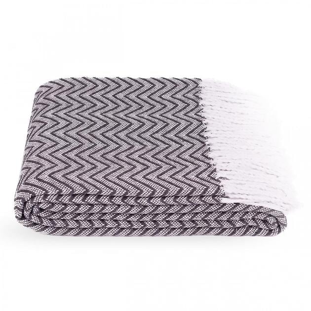 Плед Lanavitta віола 140х200 см Темно-сірий - фото 1 Плед Lanavitta віола 140х200 см Темно-сірий - фото 1