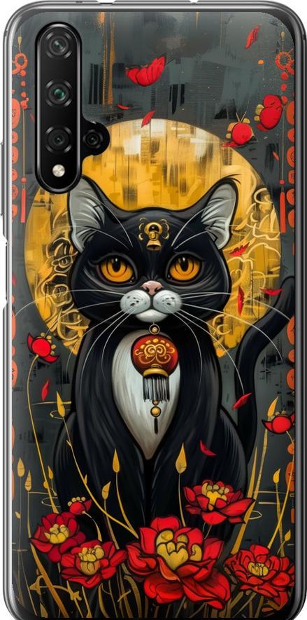 Чехол на Huawei Honor 20 China Cat (6134t-1697-42517)