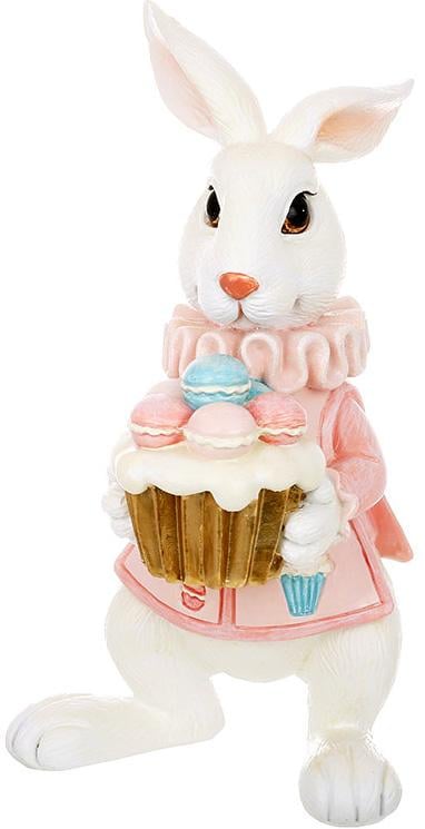 Фигурка декоративная Заяц с макарунами 30 см Фигурка декоративная Заяц с макарунами 30 см