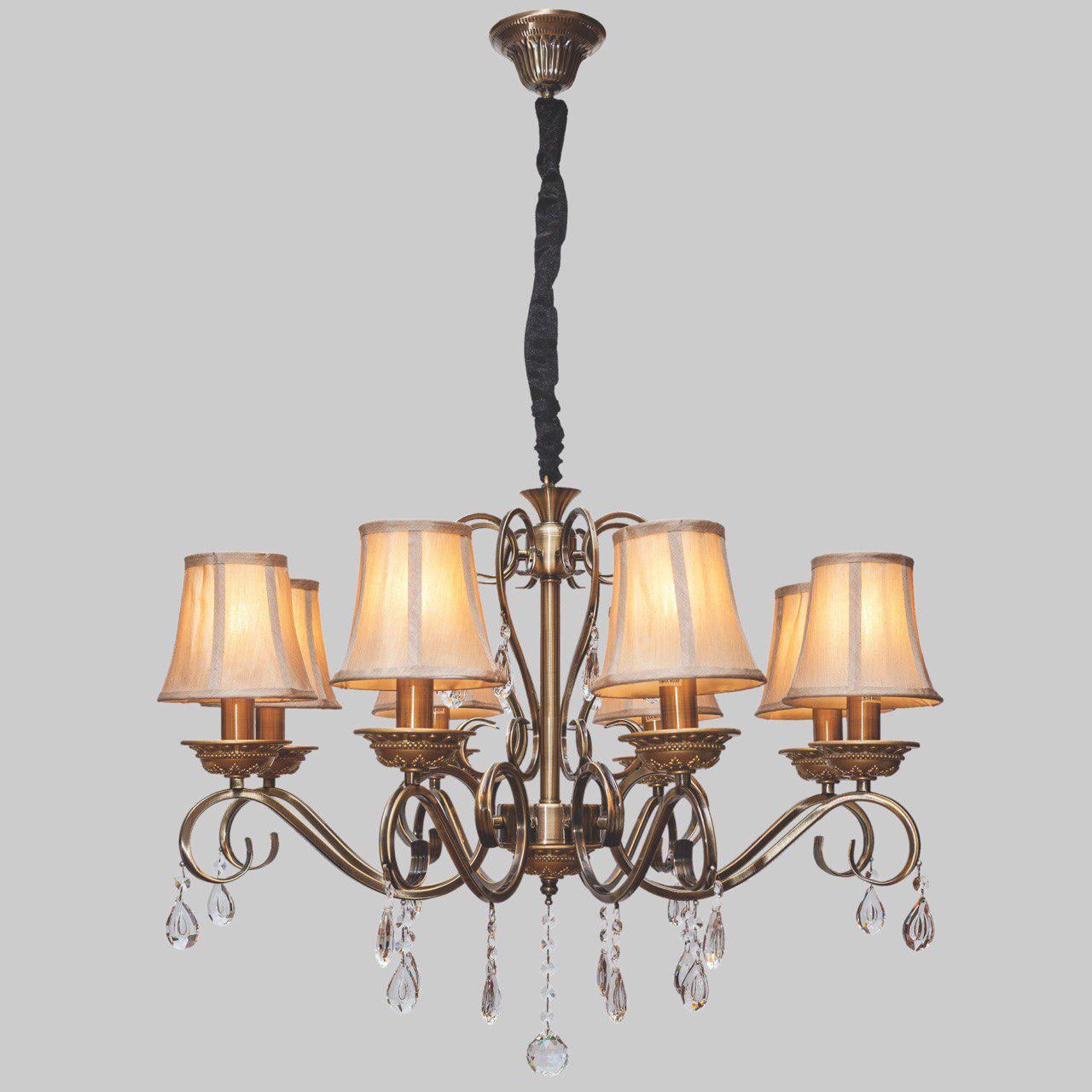Люстра классическая на 8 ламп Бронзовый (55-МК30119-8 AB) Люстра классическая на 8 ламп Бронзовый (55-МК30119-8 AB)