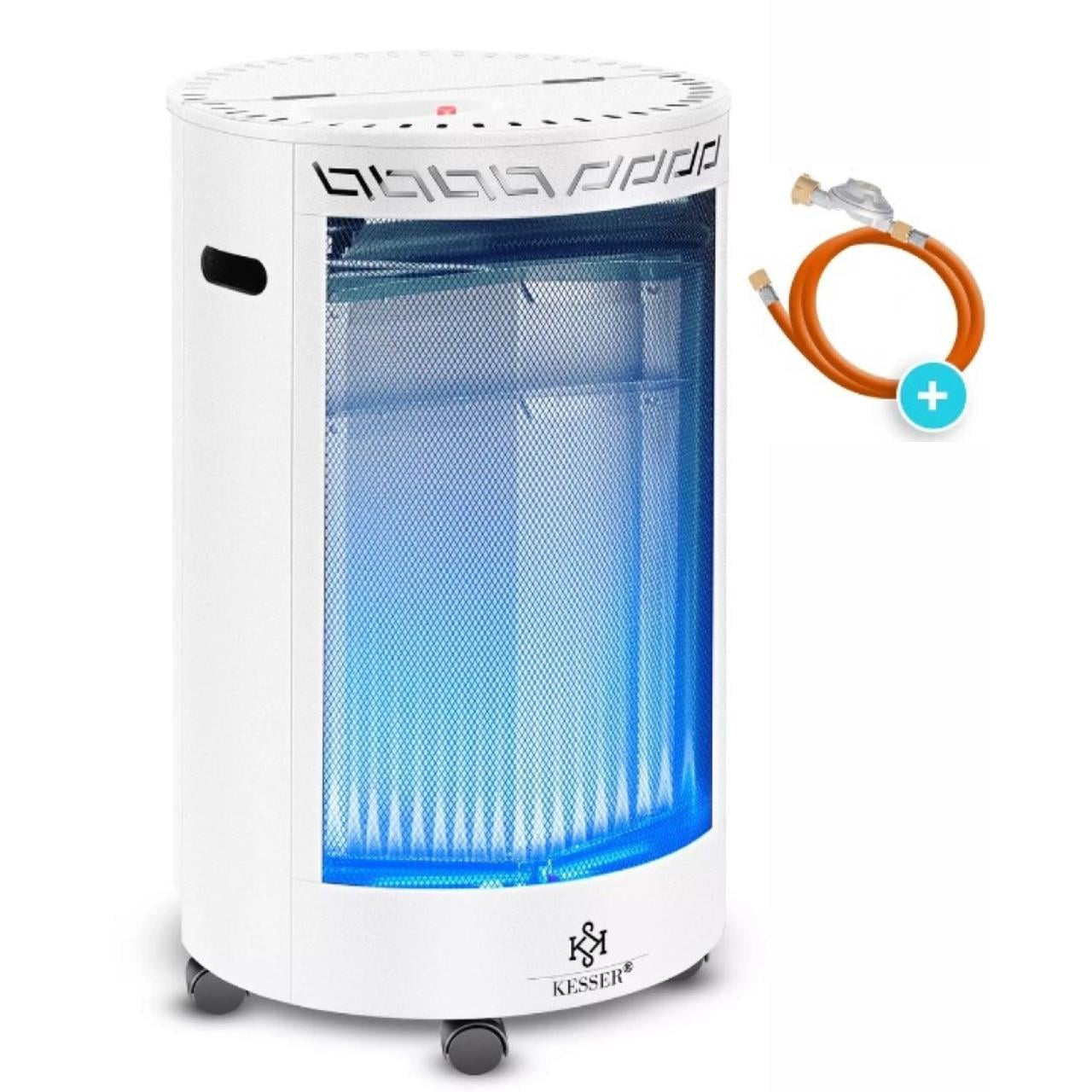 Газовый обогреватель инфракрасный KESSER 4200W 41x73x46 см Белый Газовый обогреватель инфракрасный KESSER 4200W 41x73x46 см Белый