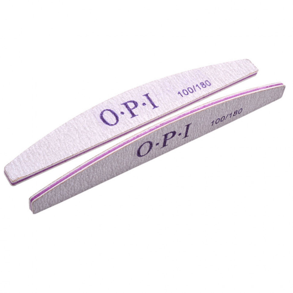 Пилка двухсторонняя OPI 100/180 гритов 2 шт. (011323)