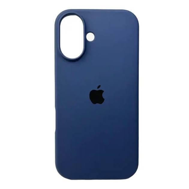 Чехол для iPhone 17 силиконовый Soft-touch Silicone Case Full Size (AA) Deep Navy