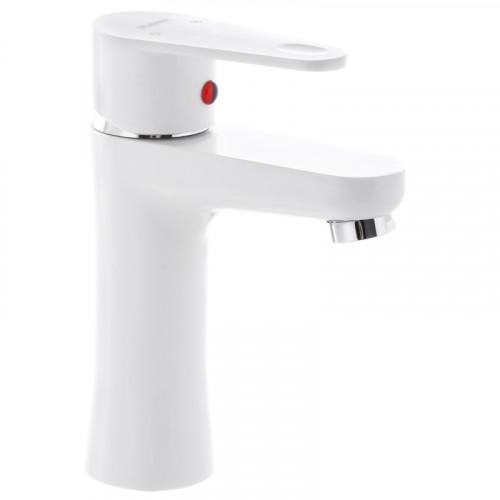 Змішувач для умивальника PLAMIX VEGA-001 без підводки Білий (PM0570)