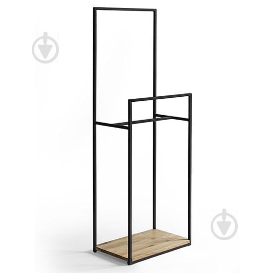 Вешалка рейл прикроватная GoodsMetall в стиле Лофт 1400х500х300 ВШ52